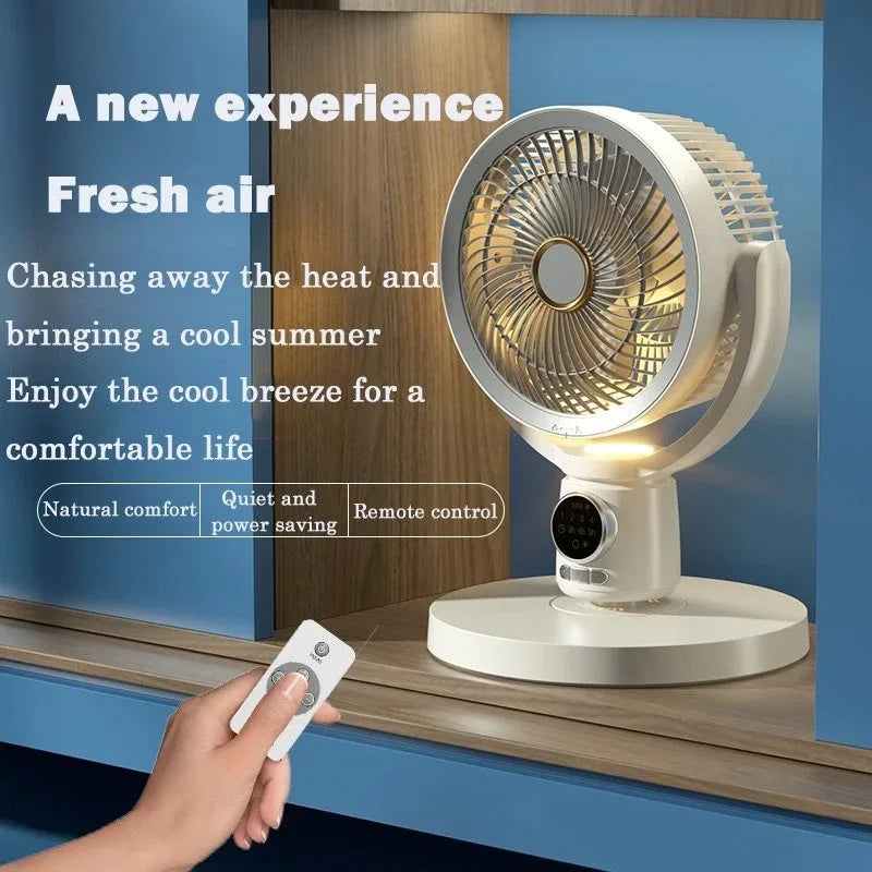 Balashov USB Rechargeable Floor Fan Silent Turbine Air Circulation by S And B Enterprise