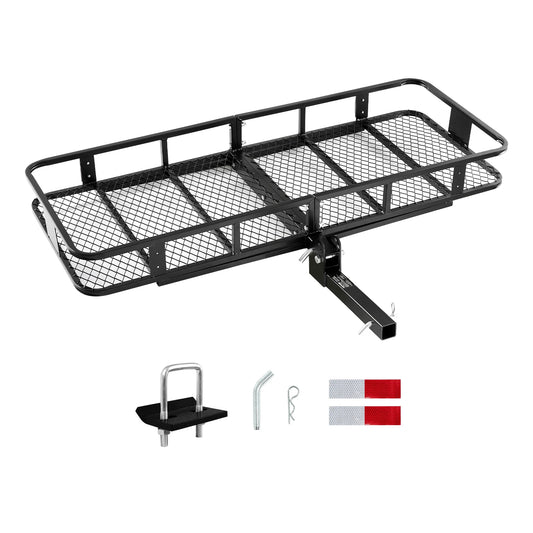 SucceBuy Hitch Cargo Carrier Folding Mount With Nighttime Reflective by S And B Enterprise