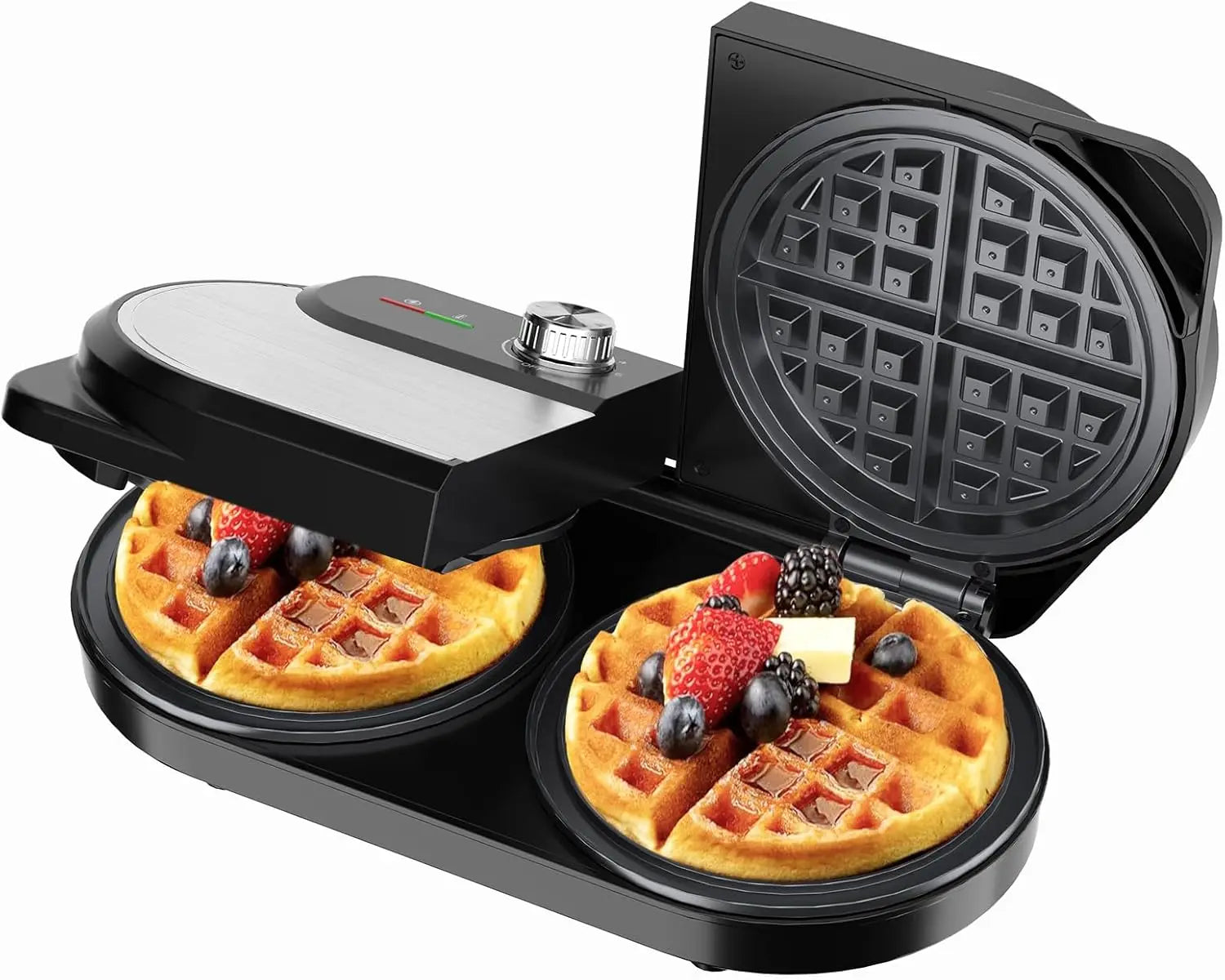 Belgian Waffle Maker 1400W For Breakfast And Snacks by S And B Enterprise