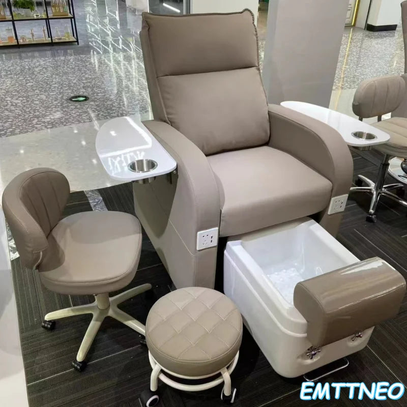 BOMP Foot Care Chair With Relaxing Massage And Foot Spa by S And B Enterprise