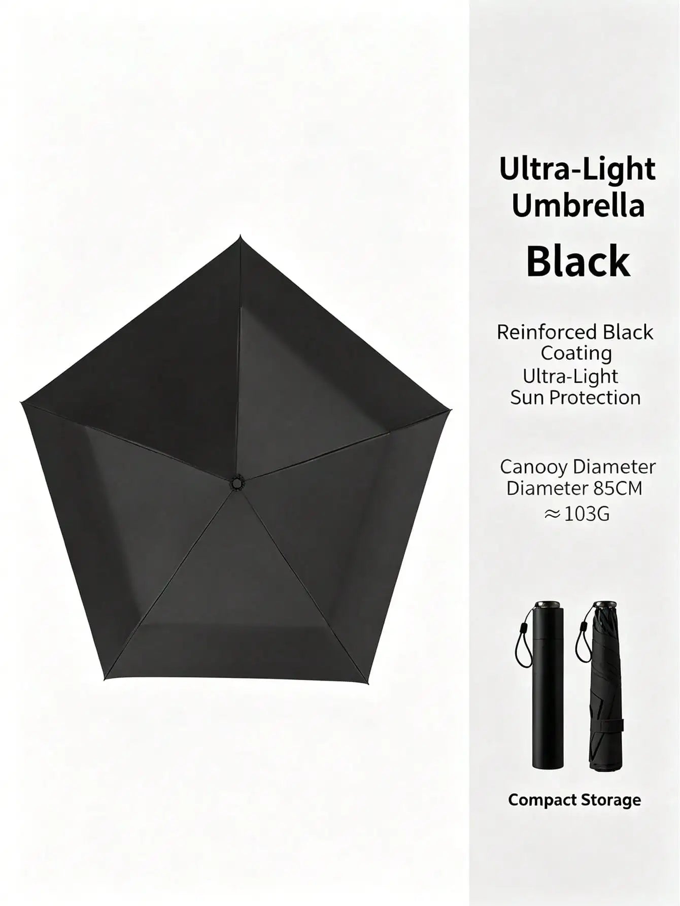 Fashionable Pencil Umbrella, UV Protection, Ultra-Lightweight Slim Mini Travel Umbrella, Women's Stylish Compact Foldable Pocket Umbrella, UPF 50+ Sun Protection, Suitable For Rainy Days, Backpack, Handbag, Commuting, Beach,