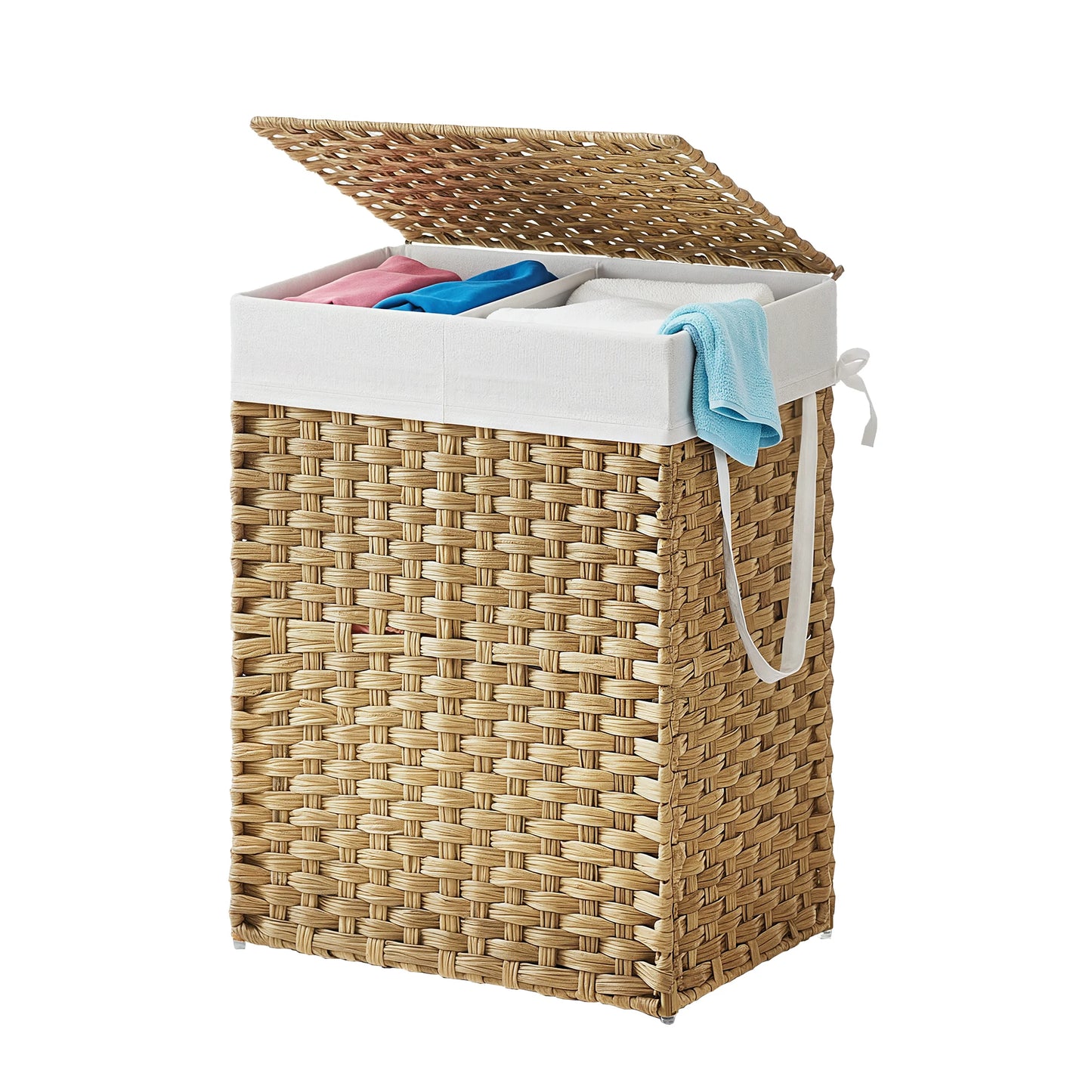 SONGMICS Laundry Hamper With Lid And Removable Liners