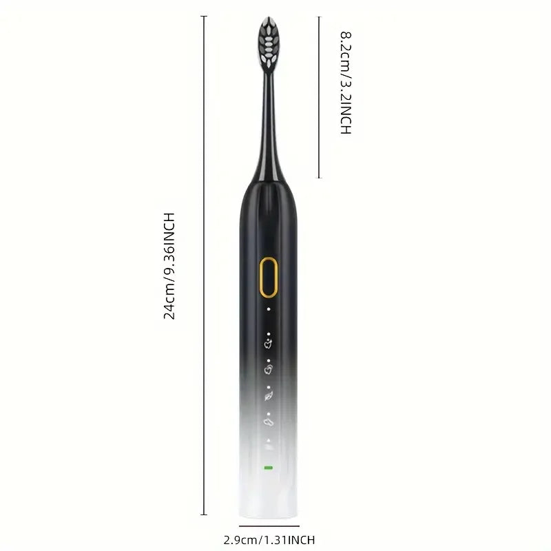 Electric Rotary Toothbrush With Timer Waterproof Rechargeable