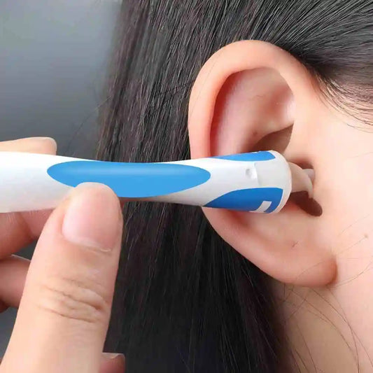 Ear Wax Remover Tool Ear Cleaner with Soft Silicone 16 Replacement Tips Simply To Grab Extract Earwax by S And B Enterprise
