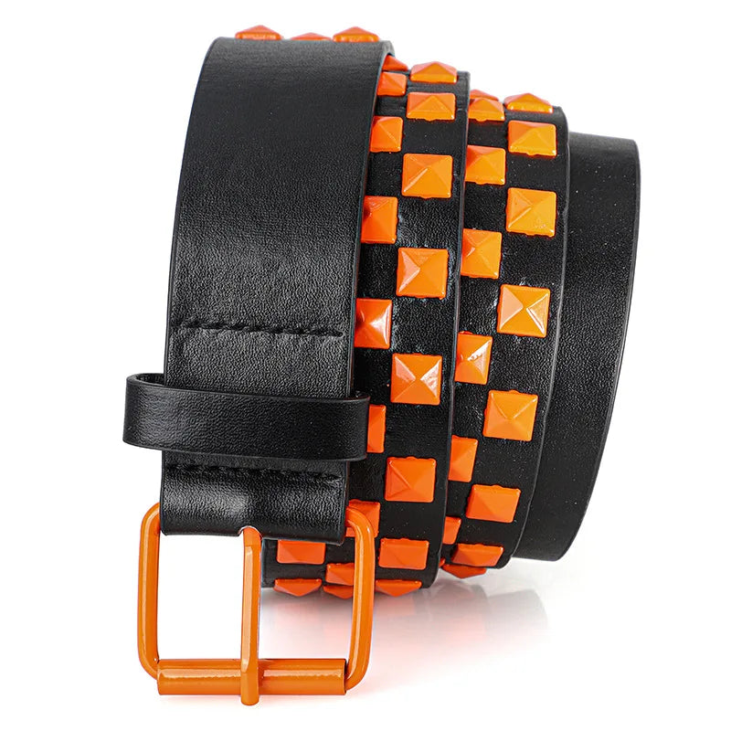 Unisex Rivet Belt Punk Hip Hop Style Fashion Street Belt