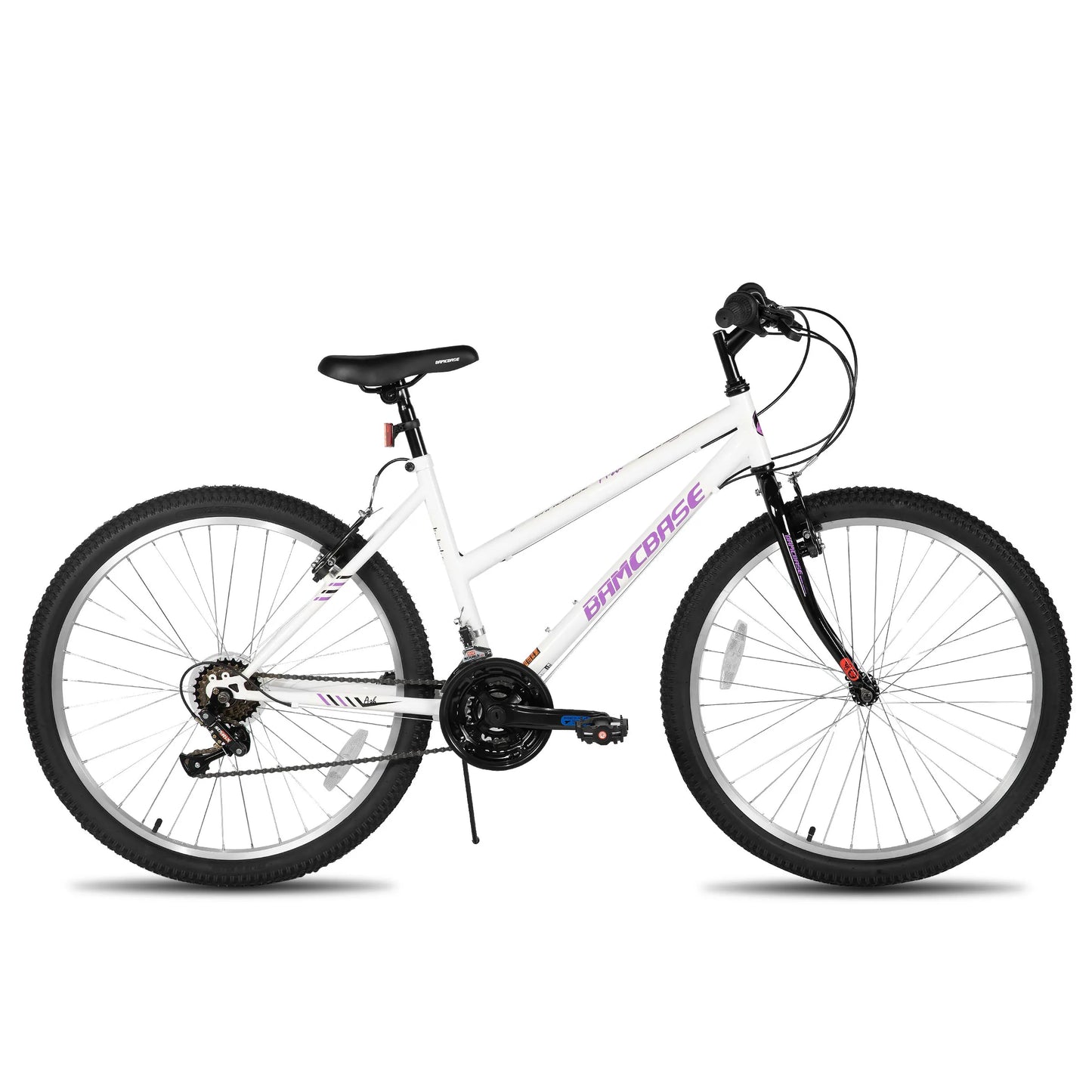 Hiland Bamcbase Womens Mountain Bike 18 Speed Hybrid