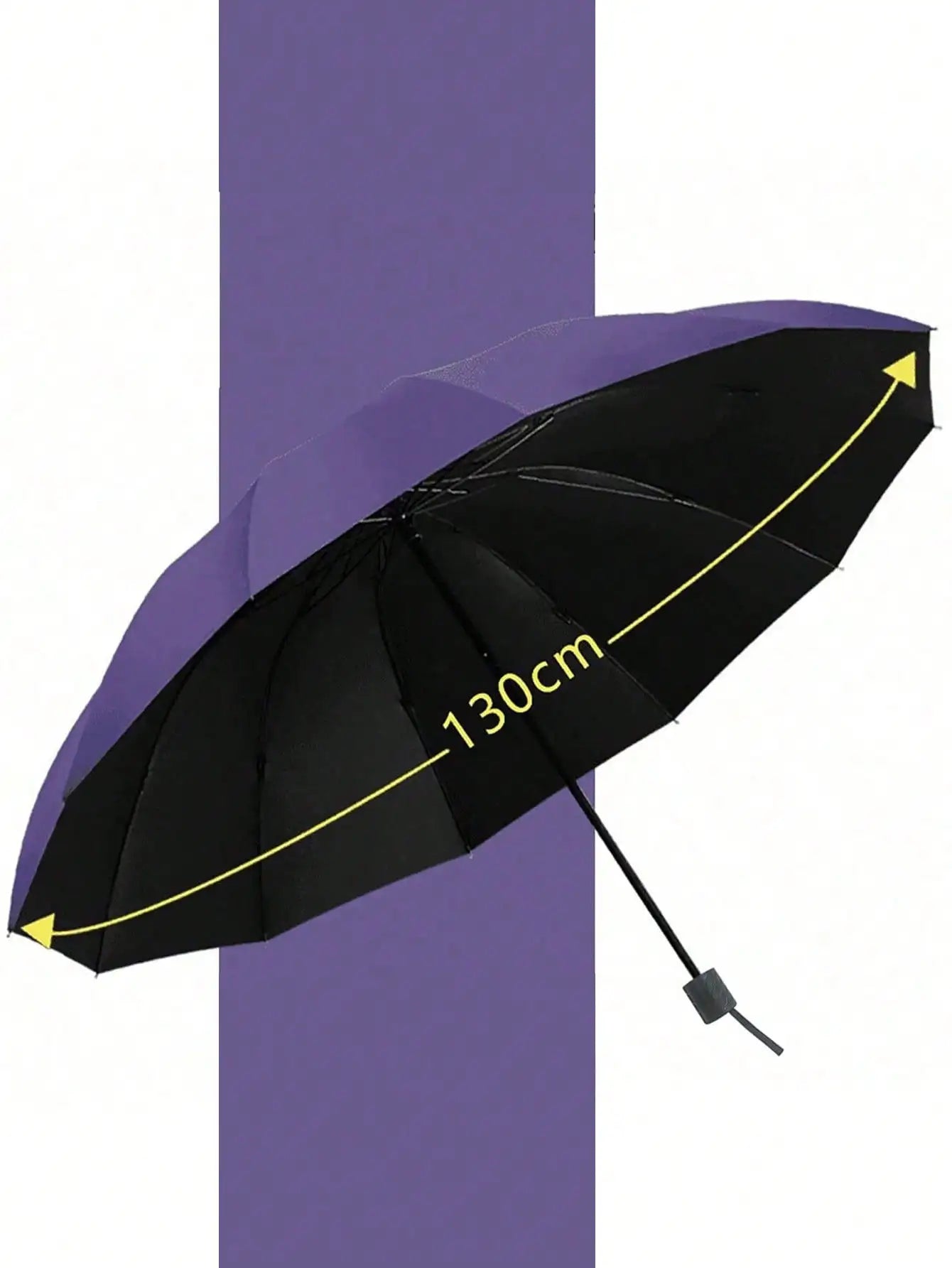 Extra Large Umbrella Reinforced Frame Windproof Black Coating UV Protection Sun Rain Double Layer Folding Compact For Outdoor Travel Daily Use Men Women High Quality Hot Trending Now
