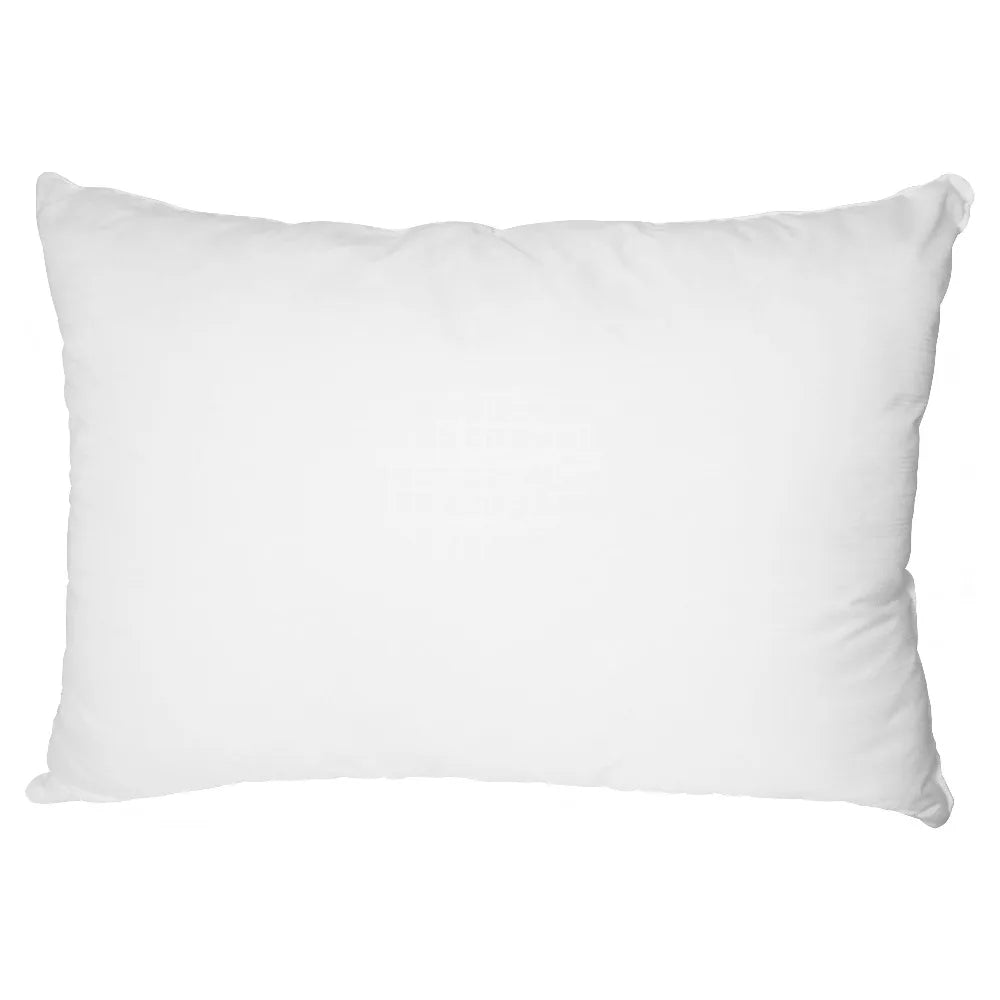 Comfort Complete Bed Pillow, standard queen size, white