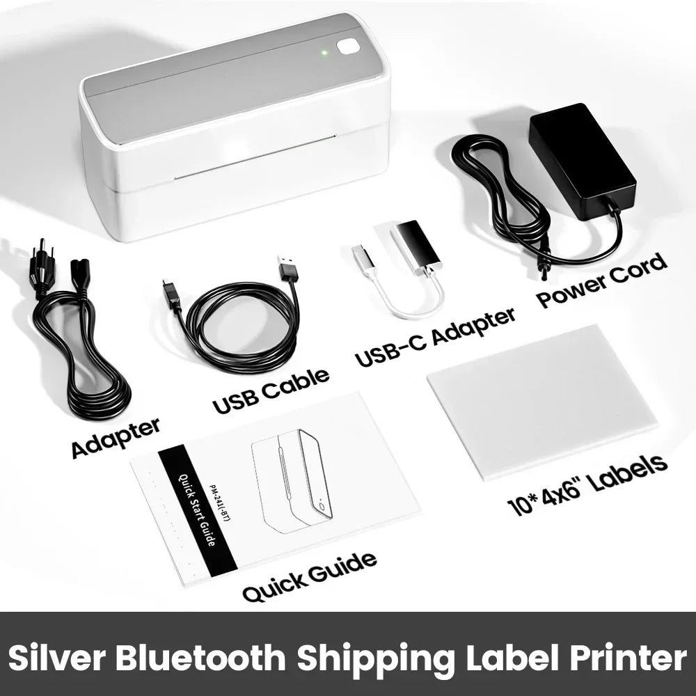 Phomemo 241 Bluetooth Thermal Label Printer For Iphone Android Windows