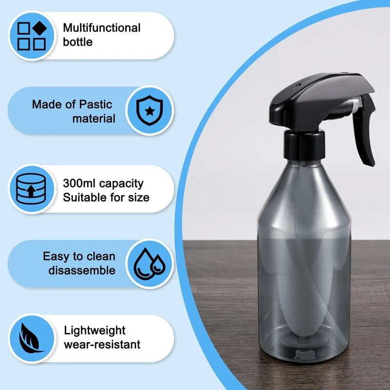 FGHGF Plastic Spray Bottles Reusable With Trigger Sprayer 3-Pack