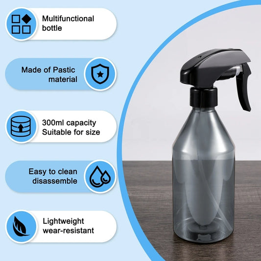 FGHGF Plastic Spray Bottles Reusable With Trigger Sprayer 3-Pack