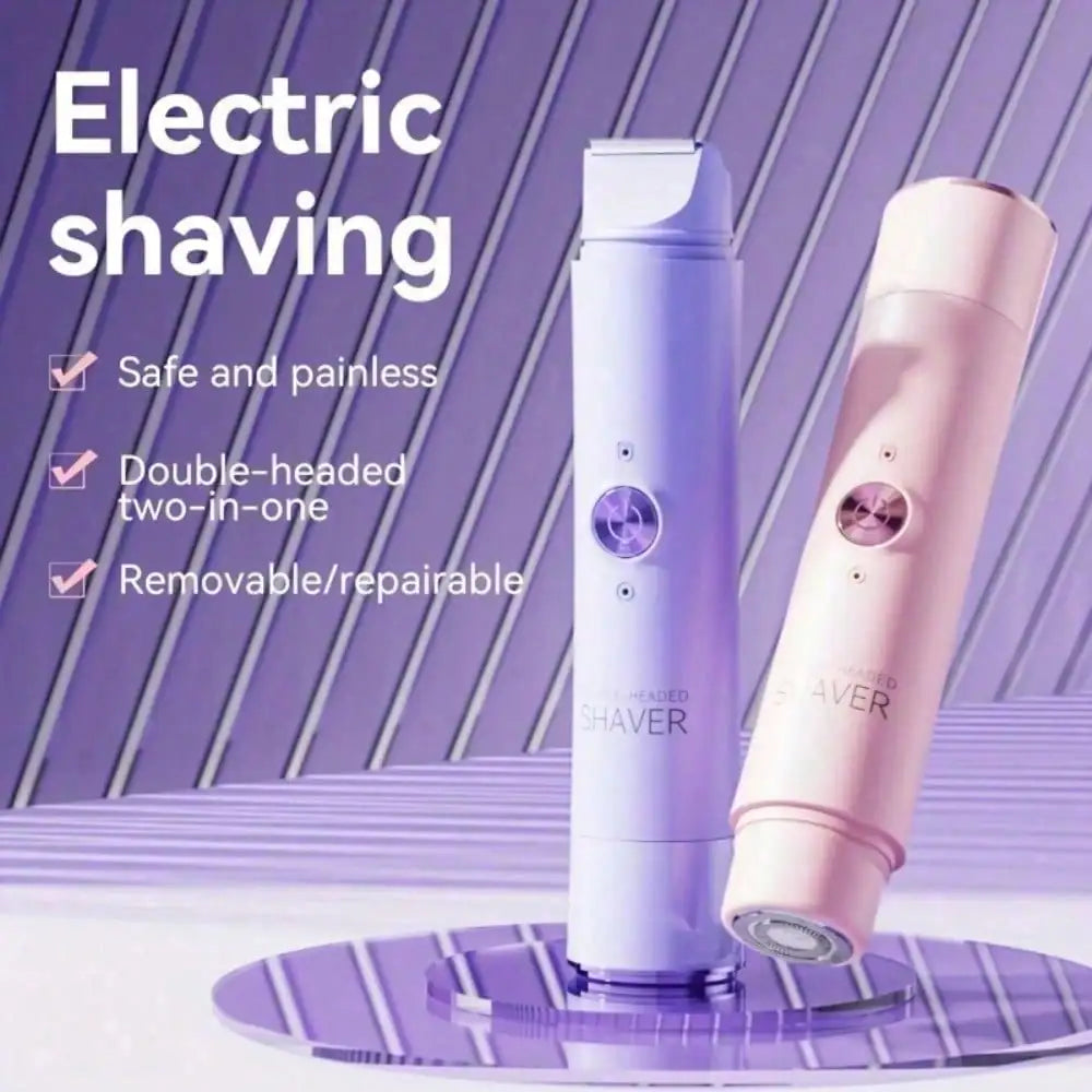 2 In 1 Women's Electric Shaver And Epilator USB Rechargeable by S And B Enterprise