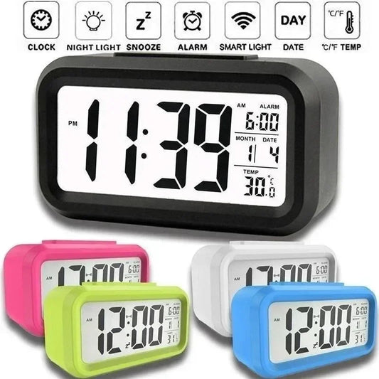 LED Digital Alarm Clock With Backlight Snooze 12 24 Hour by S And B Enterprise