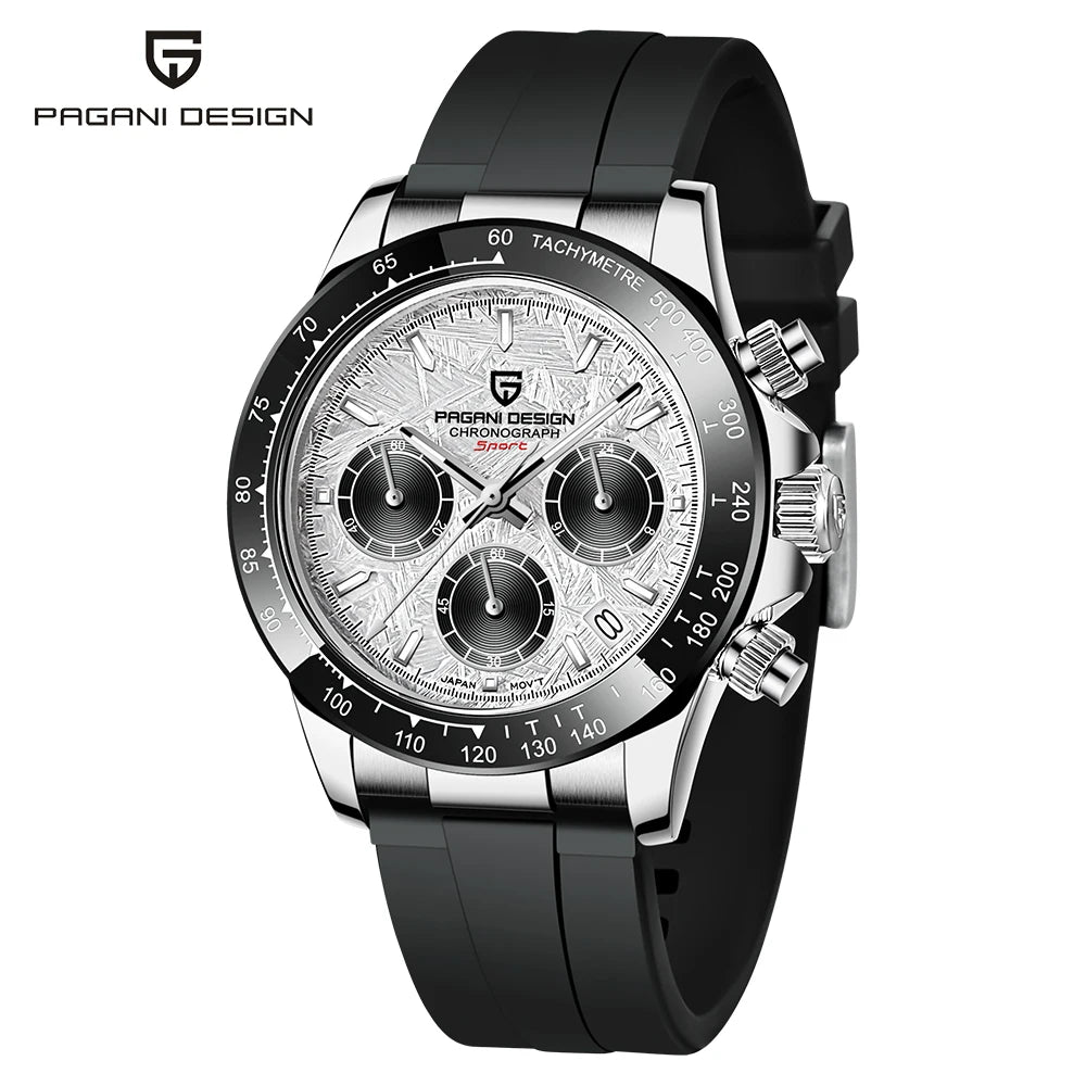 PAGANI DESIGN Mens Chronograph Quartz Watch Waterproof Wristwatch by S And B Enterprise