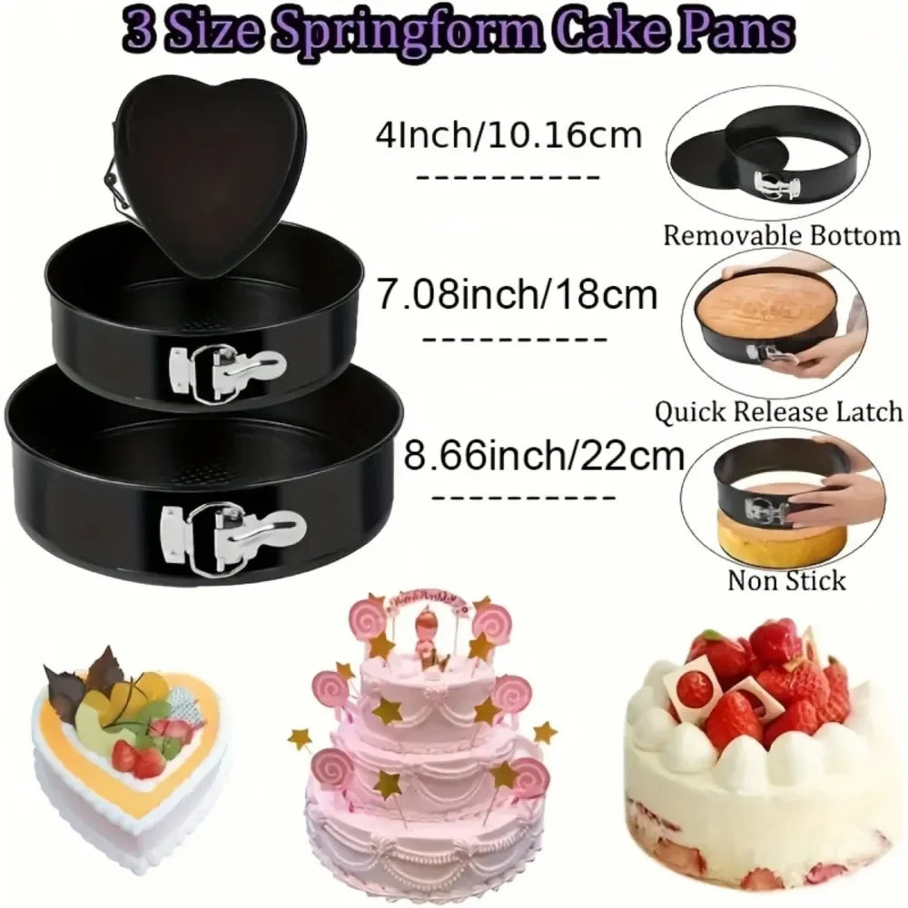 Cake Decorating Kit With Turntable And Piping Tips