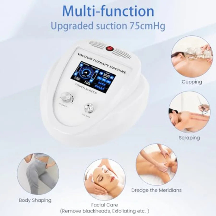Vacuum Therapy Cupping Machine With Cups And Gua Sha Pumps by S And B Enterprise