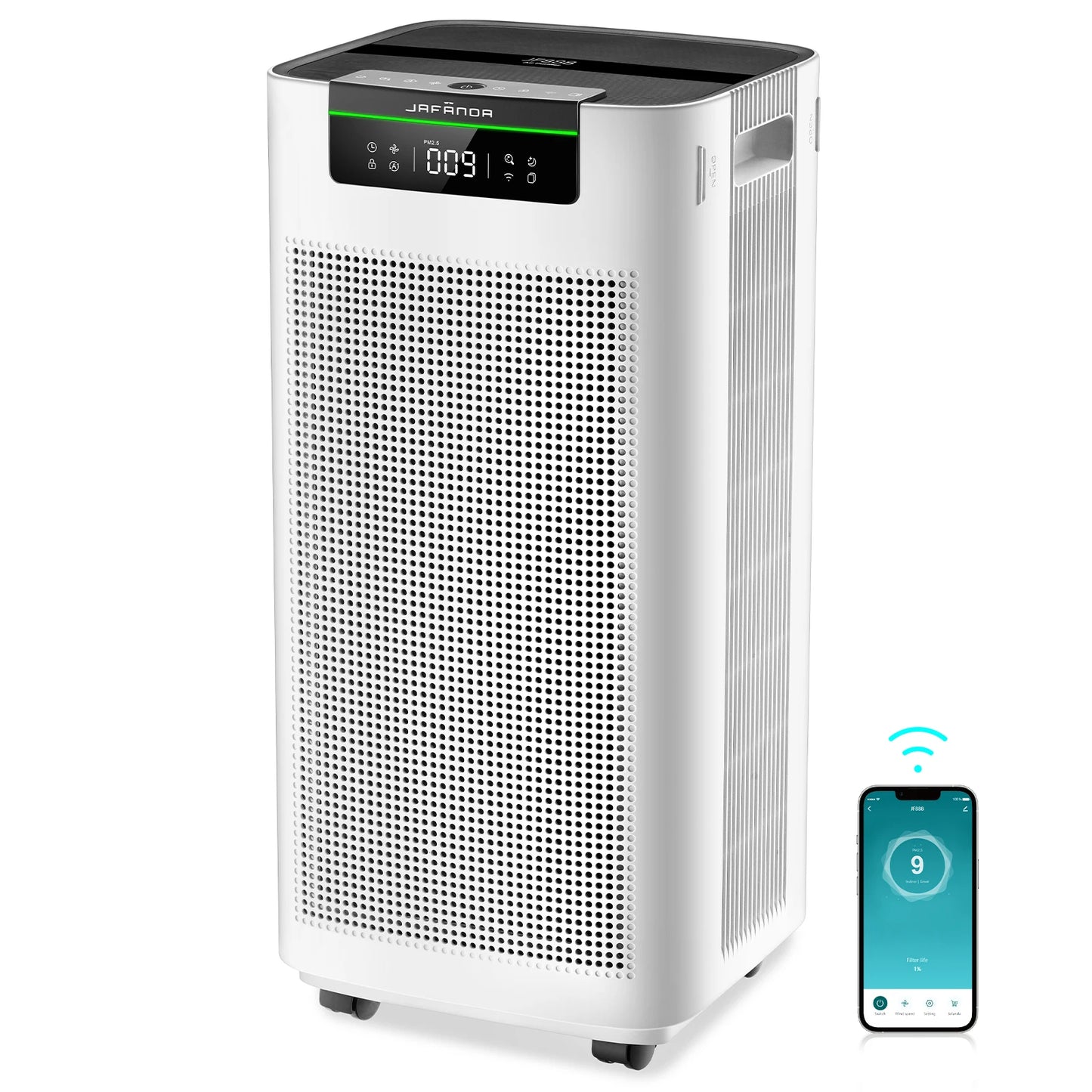 Jafanda Air Purifier Home True HEPA Activated Carbon Filter