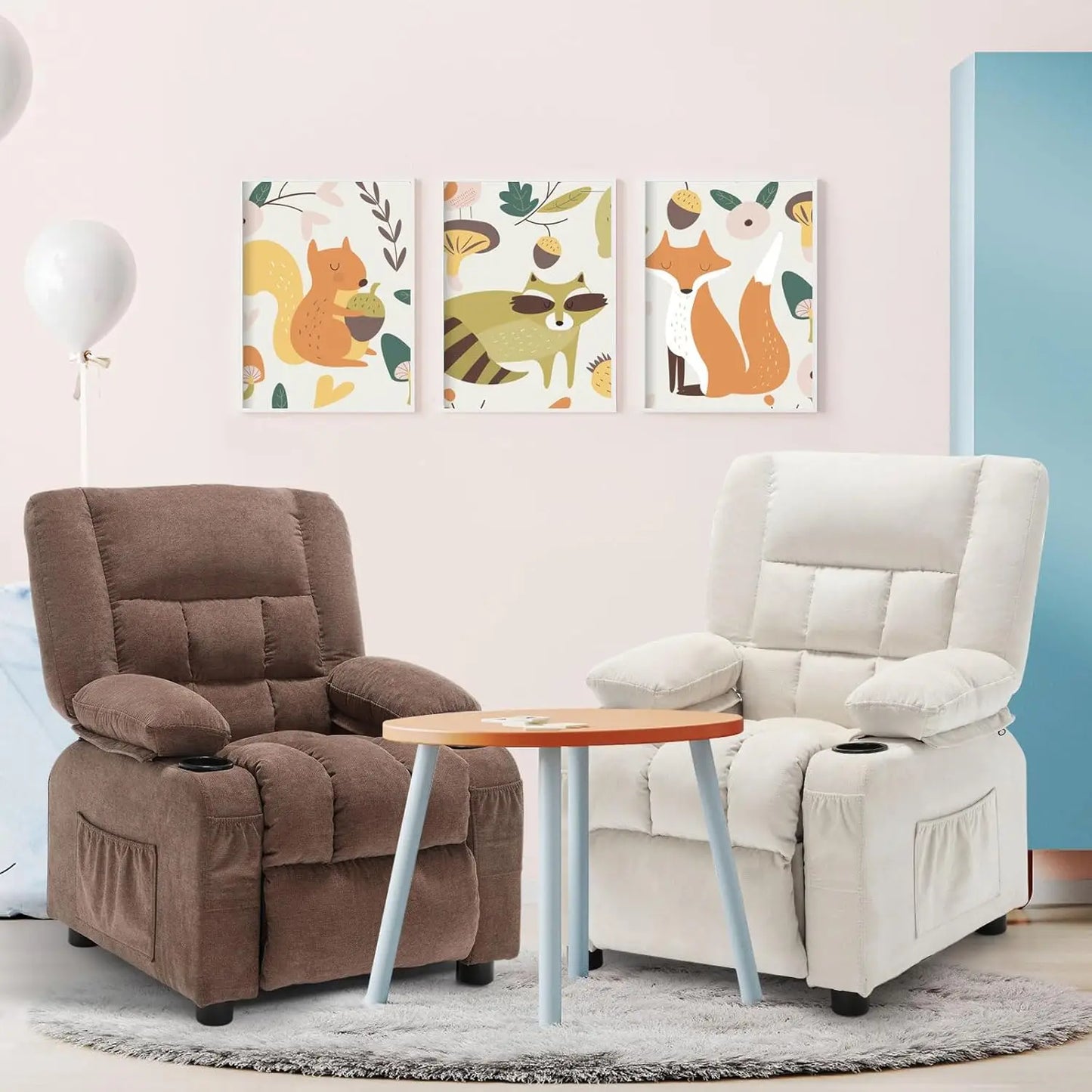 Power Lift Recliner Chair With Massage And Remote Side Pockets