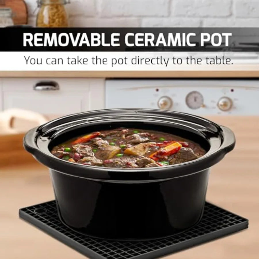YAO HUI HUANG Electric Slow Cooker With Three Temperature Settings