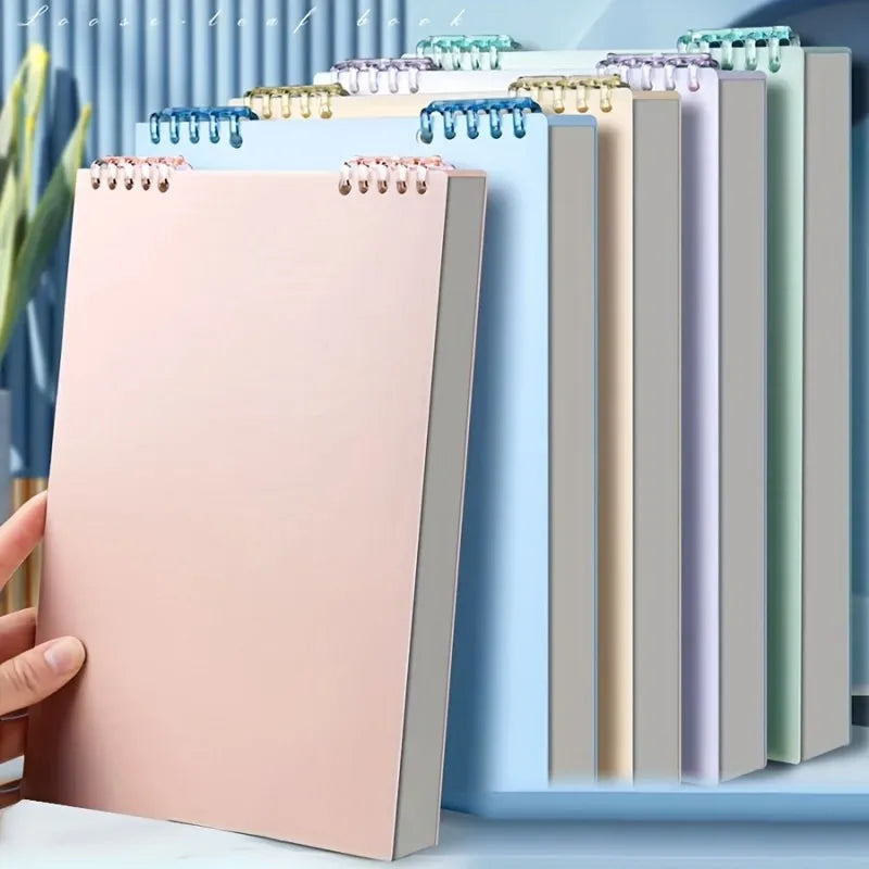 Office & Student Essential Pink Coil Notebook - 21×14.2cm Vertical Standable Design, Lined Thick Paper by S And B Enterprise