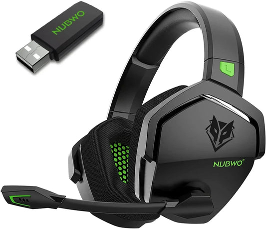 NUBWO G06 Wireless Gaming Headset Low Latency 7.1 Surround Sound