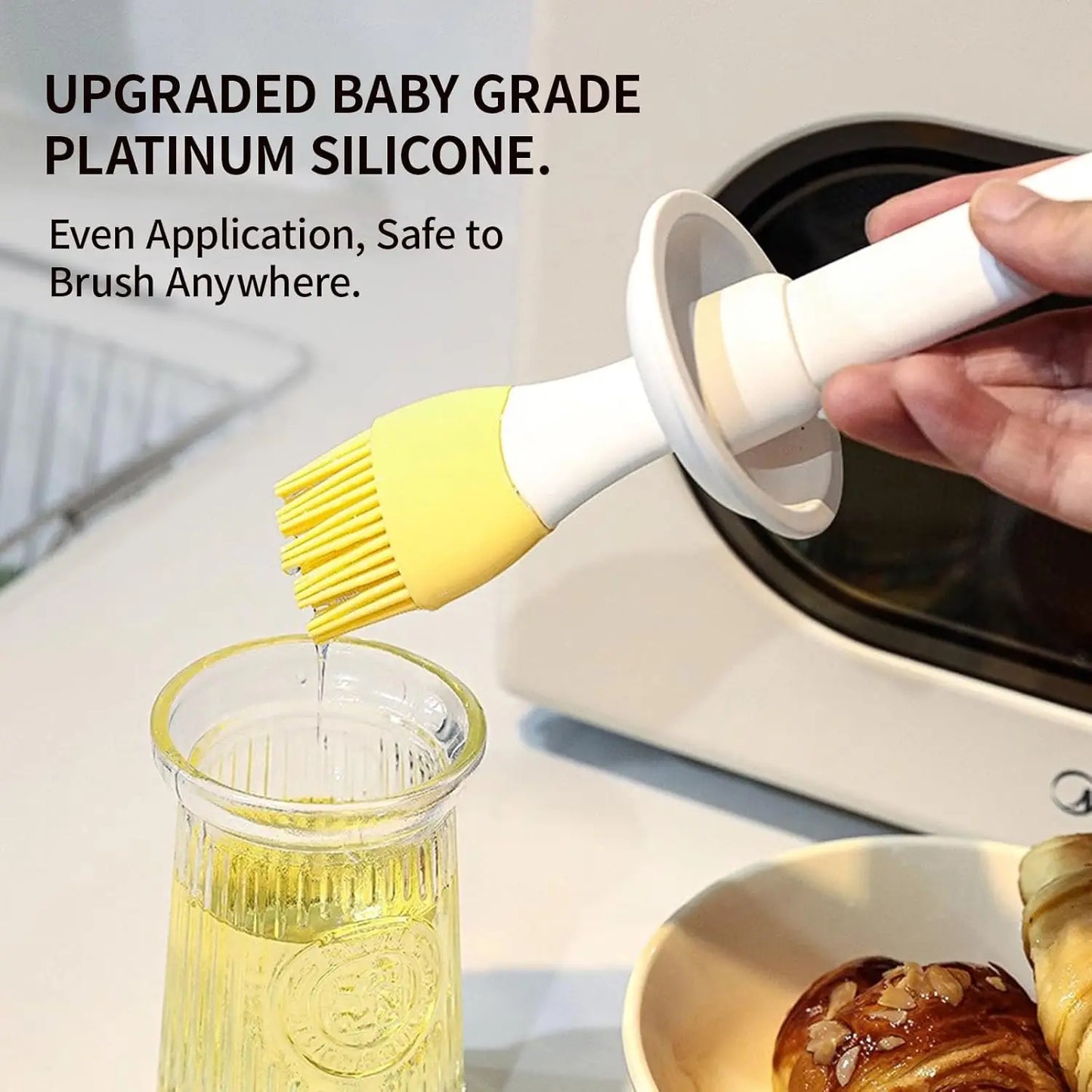 3-in-1 Oil Dispenser With Brush For Cooking And Grilling by S And B Enterprise