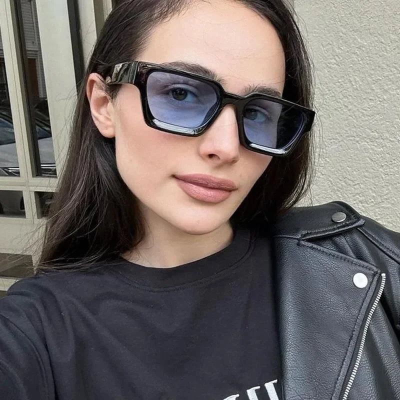 Unisex Vintage Square Sunglasses UV400 Protection Retro Style by S And B Enterprise