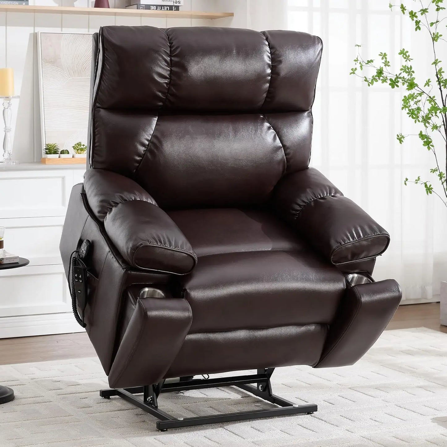 Dual Motor Power Lift Recliner Chair With Massage And Heat by S And B Enterprise