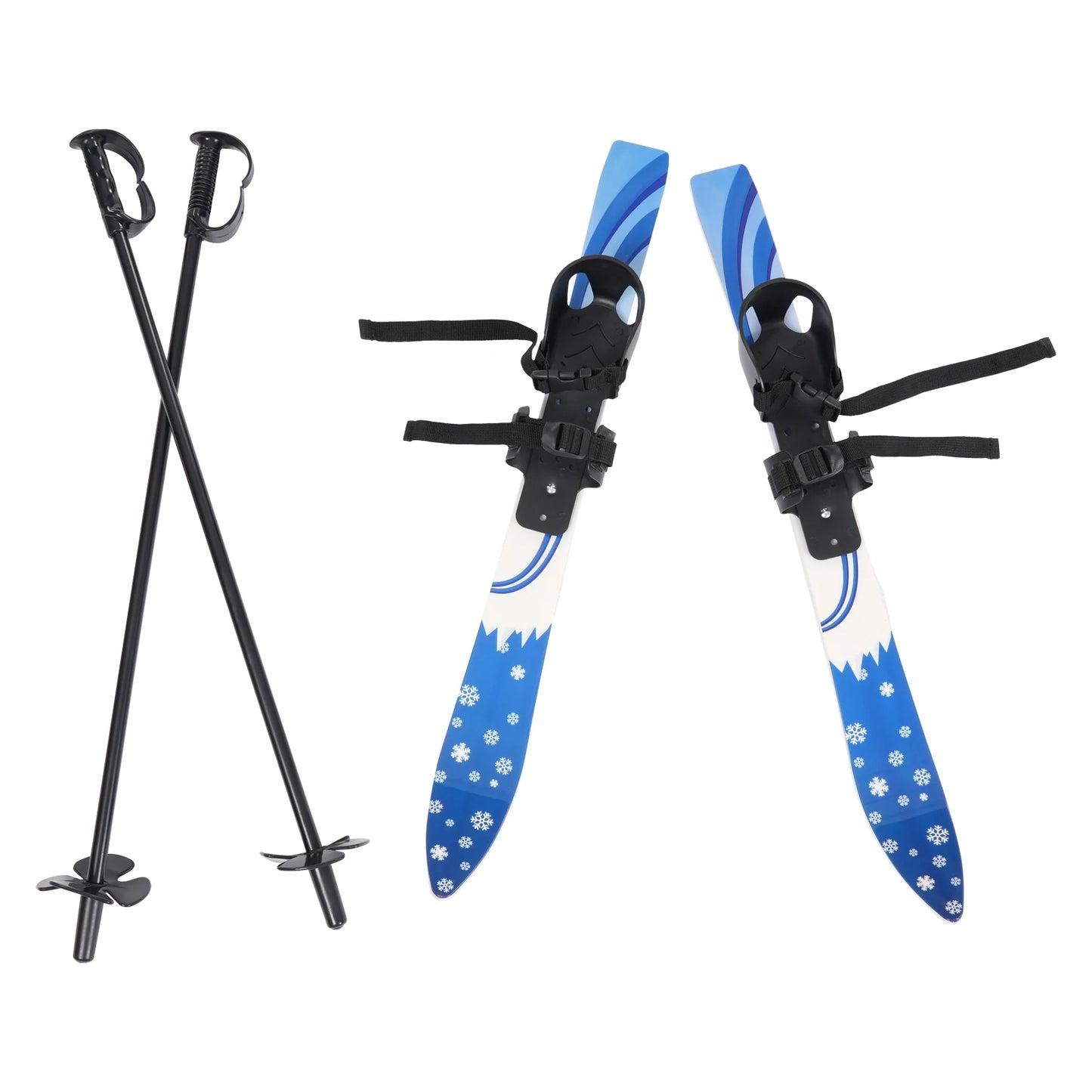 Kid Ski Set With Poles Snowblade For Beginners Ages 2-8