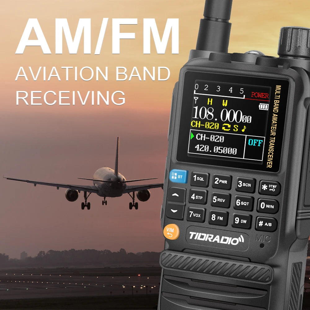 TIDRADIO H3 Walkie Talkie Long Range USB C Charging by S And B Enterprise