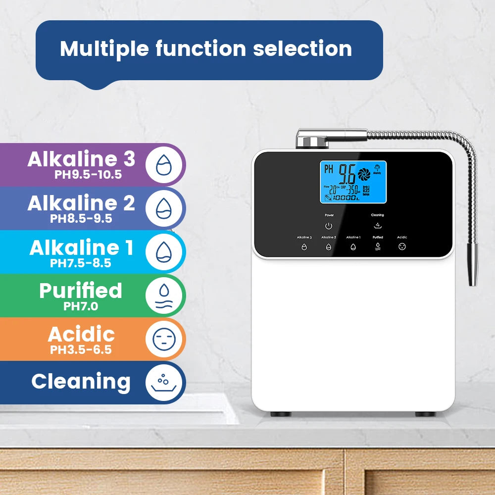 CAWOLO 11-plate platinum-coated alkaline water ionizer by S And B Enterprise, countertop appliance