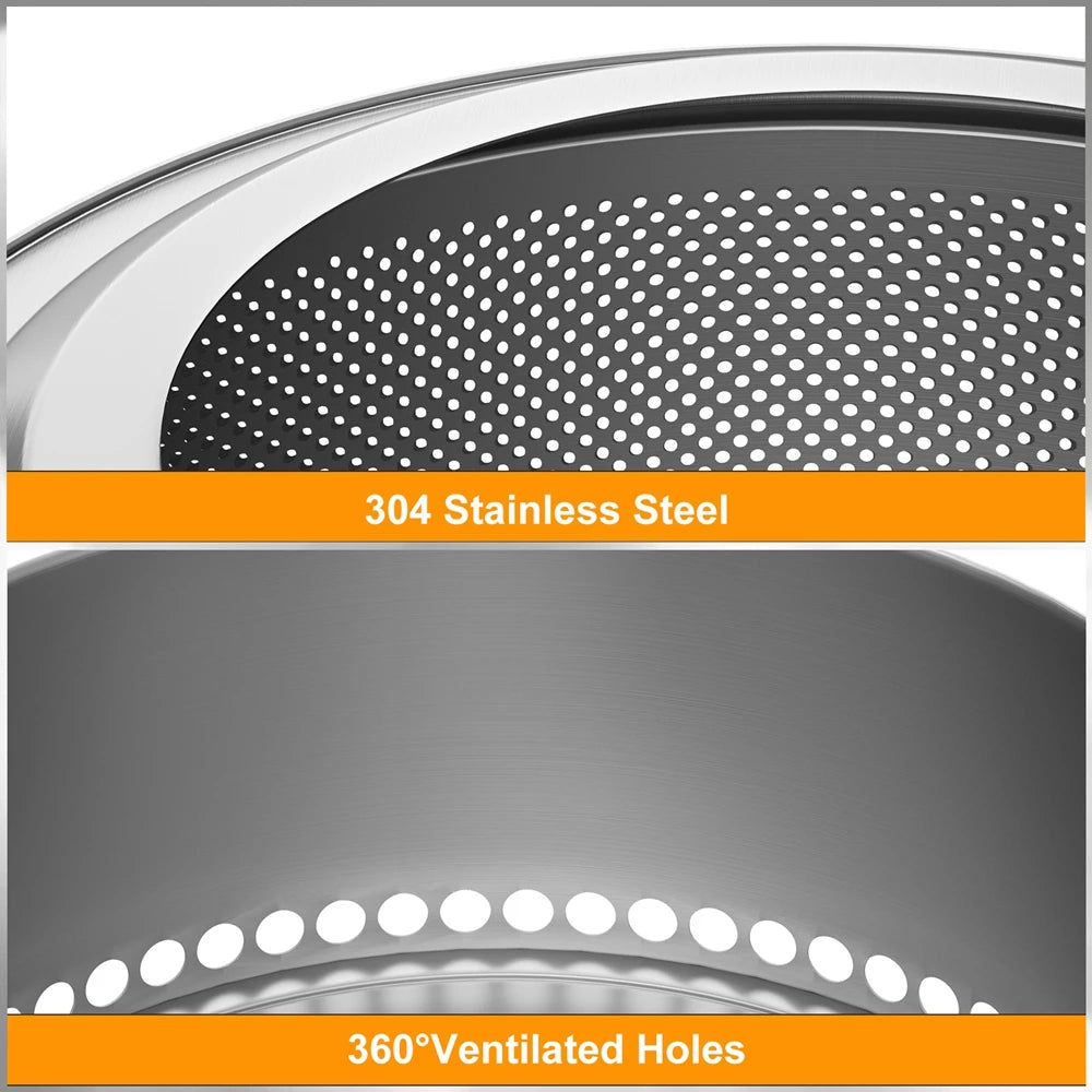 Smokeless Fire Pit For Wood Burning Stainless Steel Camping Stove