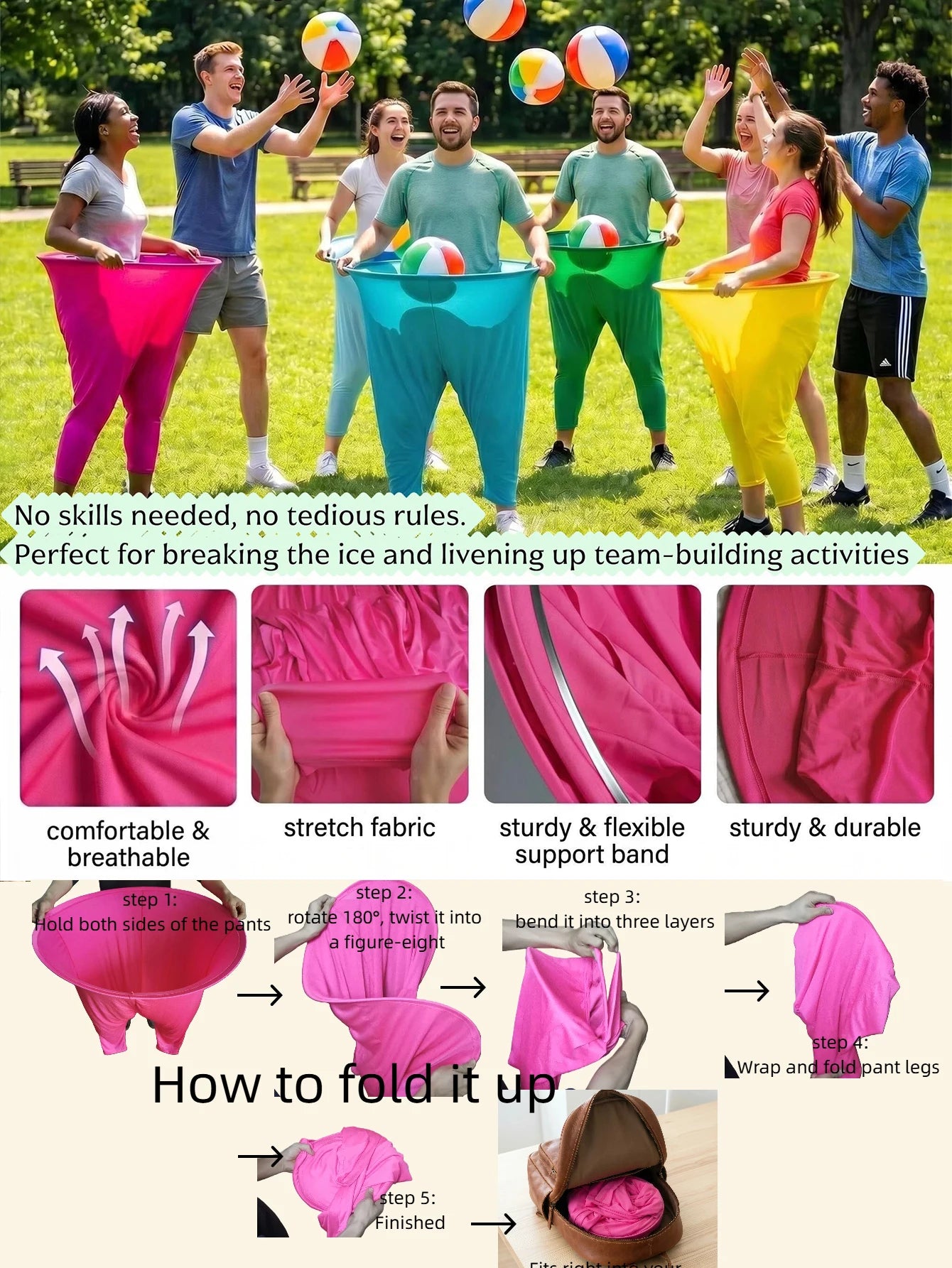 12pcs set of fun grandma pants throwing games, suitable for parties and backyard family interactive game sets, grandma pants throwing games, suitable for outdoor party games, family interactive toys, playroom activities, suit by S And B Enterprise