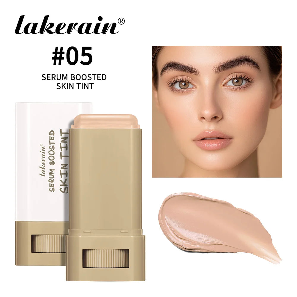 Skin Tint Foundation Stick Moisturizing & Non-Sticky Concealer Base Foundation Boosted Smooth Makeup Stick Woman Cosmetics by S And B Enterprise