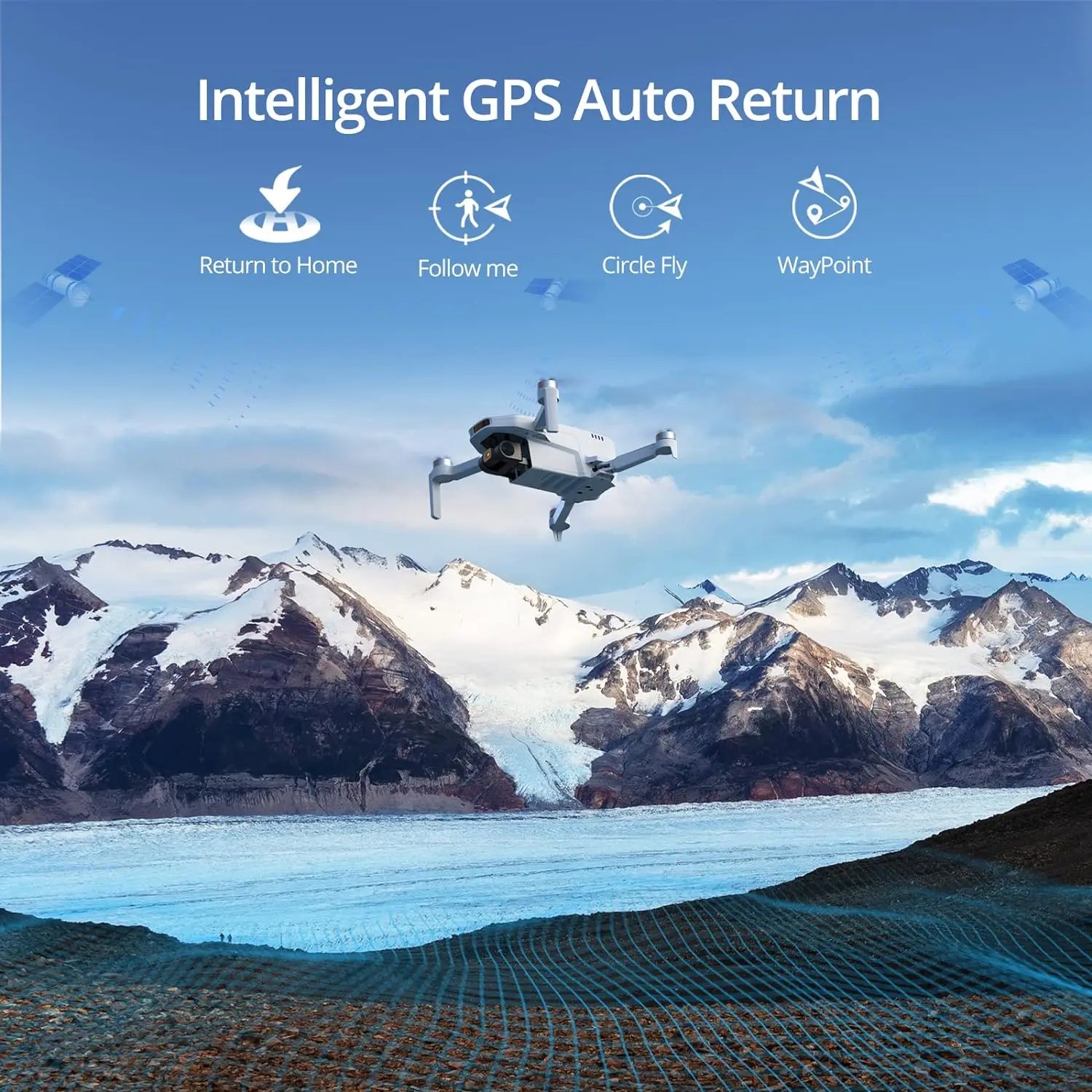 Potensic Atom SE Drone With GPS Auto Return 4K Video by S And B Enterprise