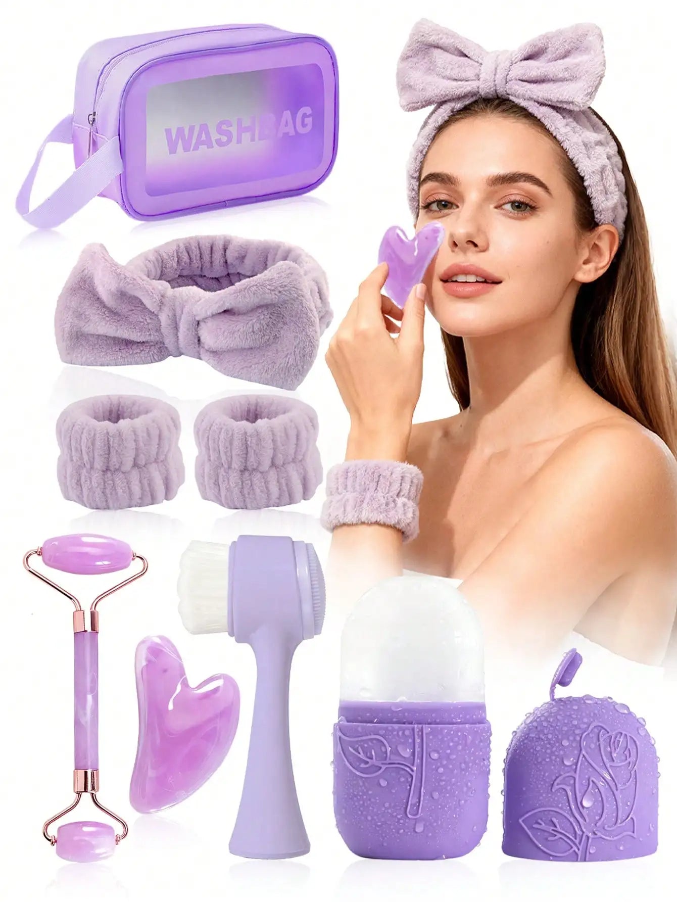 Facial Massage Scraping Beauty Tool Kit 3 Piece Set by S And B Enterprise