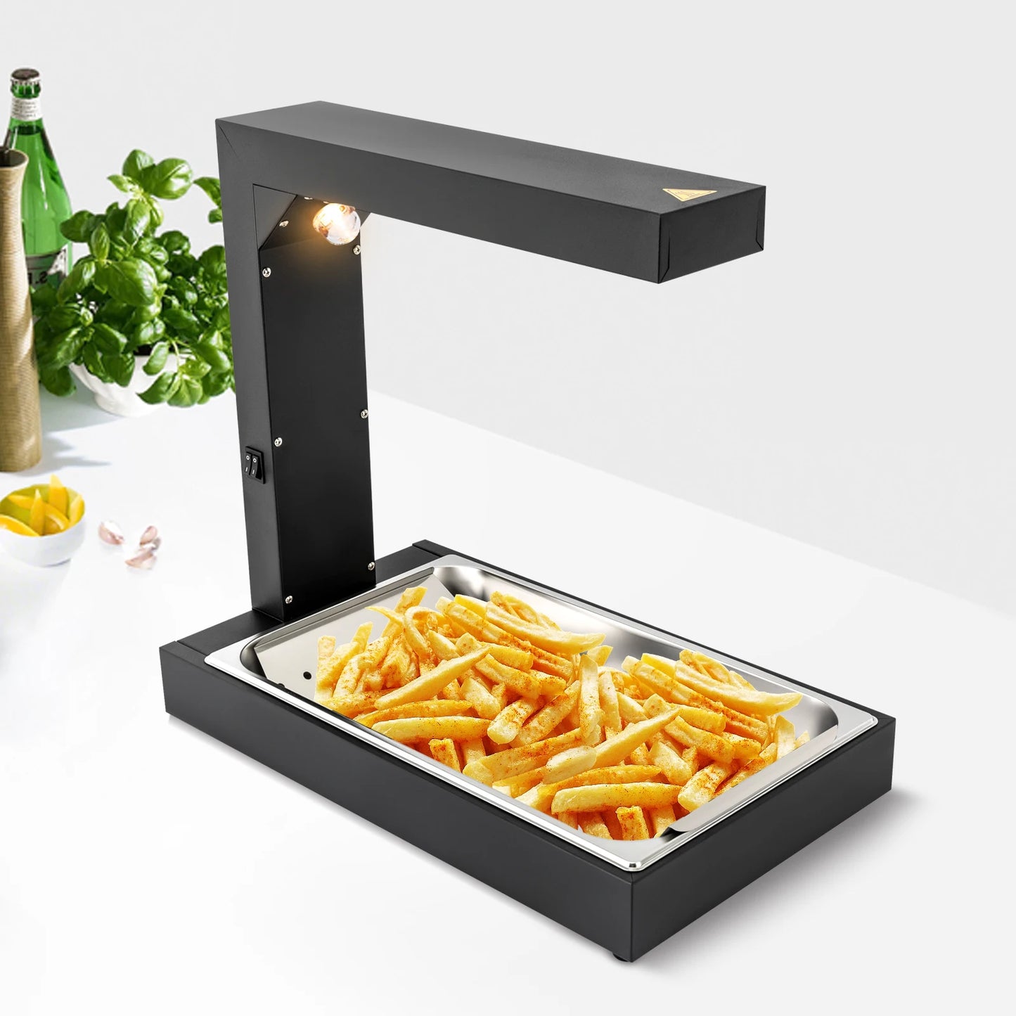 Commercial Heat Lamp Food Warmer Free Standing Countertop