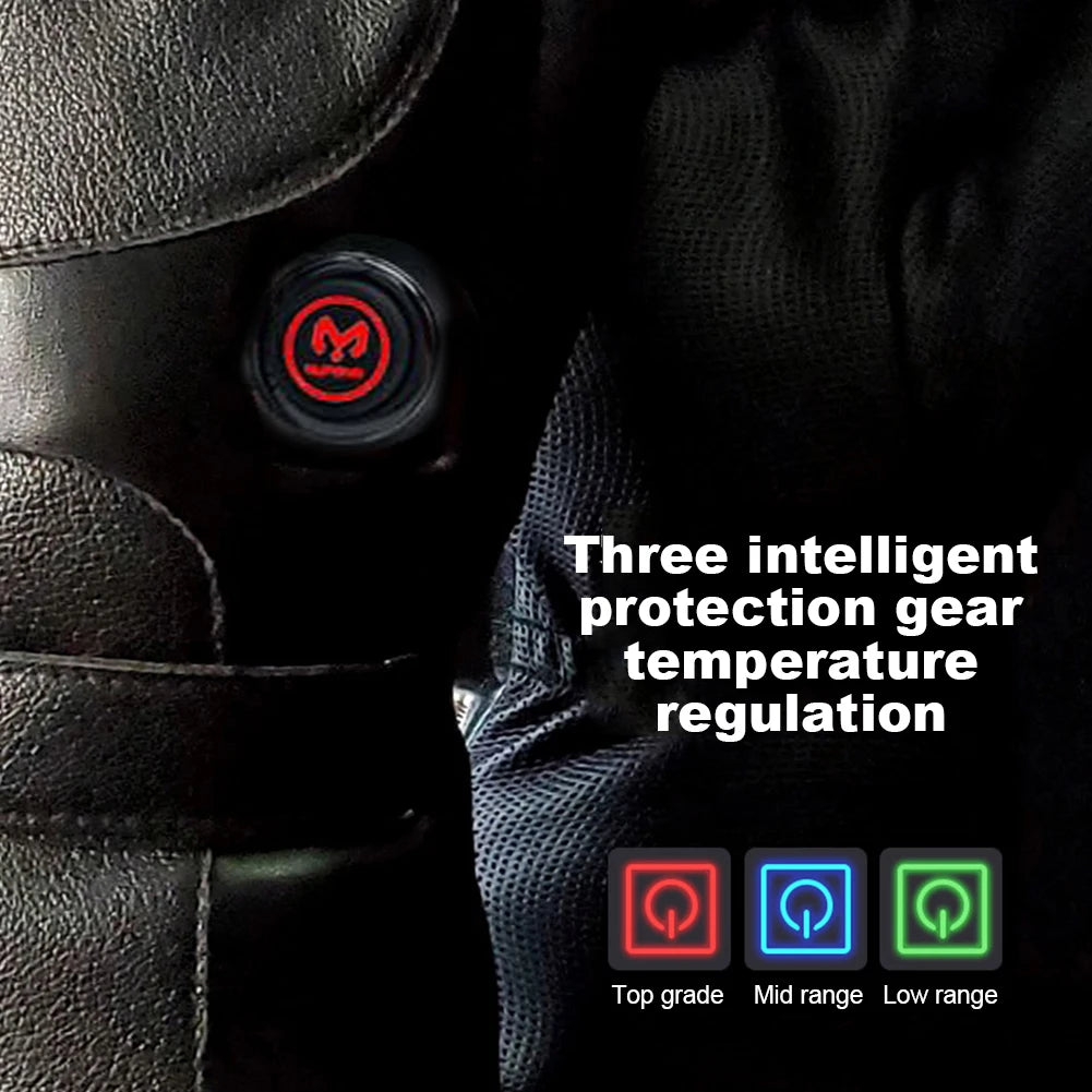 APWIKOGERCN Rechargeable Heating Gloves Waterproof Thermal Touchscreen Outdoors