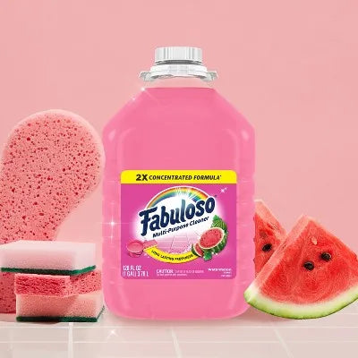 Multi-Purpose Cleaner Watermelon Multi-Purpose Cleaner 2X Concentrated Formula Floor Cleaner - 56 Oz, for Household Cleaning Tasks