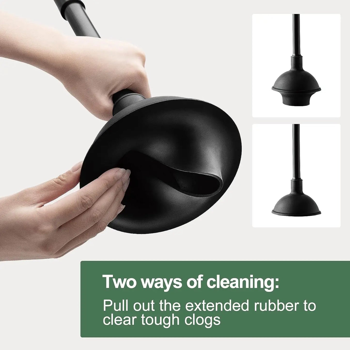 2 In 1 Toilet Brush And Plunger Set With Silicone Brush Head Strong Suction Rubber Cup Space Saving Bathroom Cleaning Tool With Storage Holder Toilet Brush Toilet Plunger Bathroom Cleaning Tools by S And B Enterprise