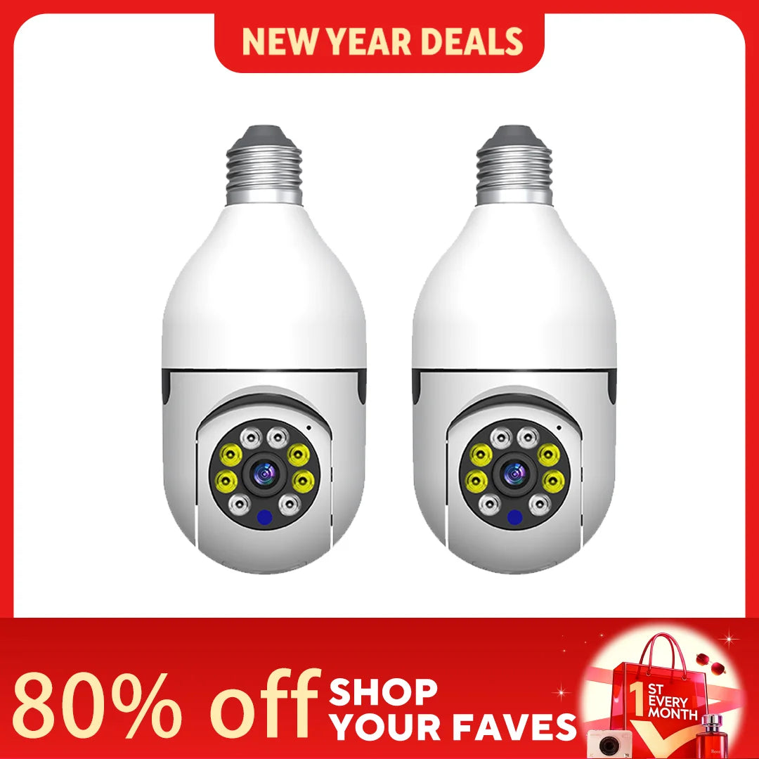 BoyKeep Ease Life App Light Bulb Security Camera Outdoor Wireless 5GHz