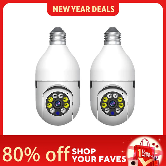 BoyKeep Ease Life App Light Bulb Security Camera Outdoor Wireless 5GHz