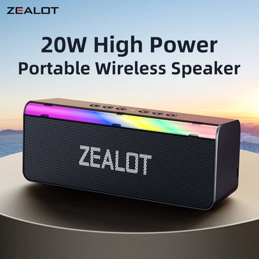 ZEALOT Outdoor Bluetooth Speaker 20W Superior Sound And Bass