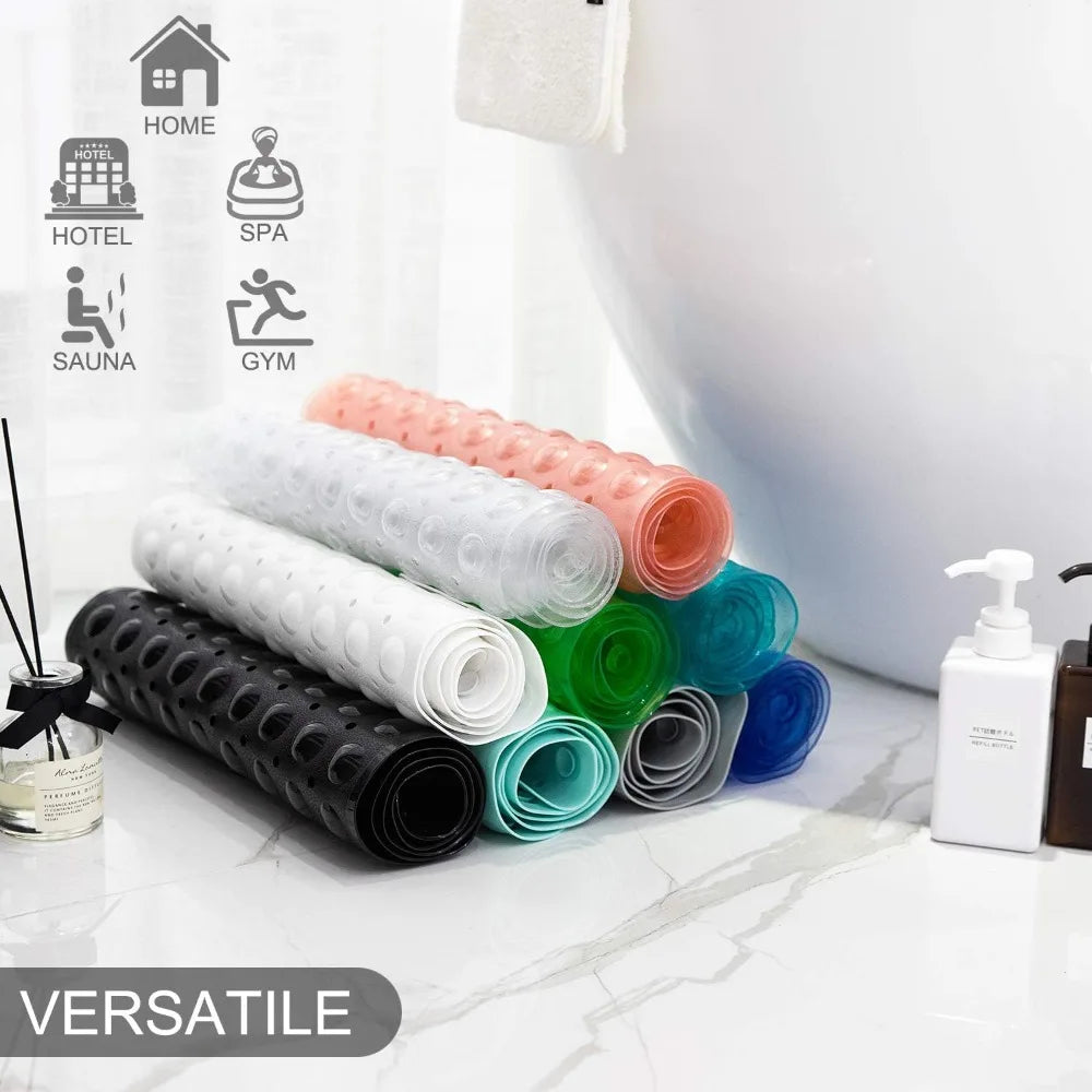 Non Slip Bathtub Mat With Suction Cups And Drain Holes by S And B Enterprise