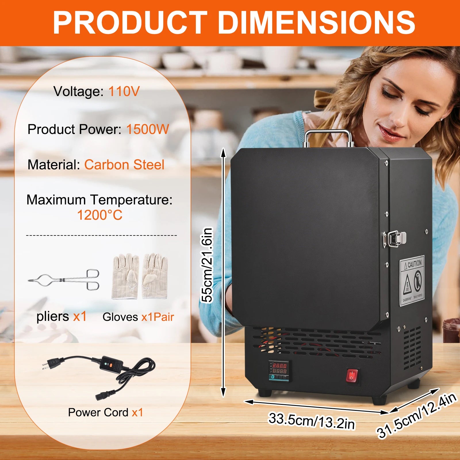 Electric Melting Furnace 1500W With PID Digital Control by S And B Enterprise