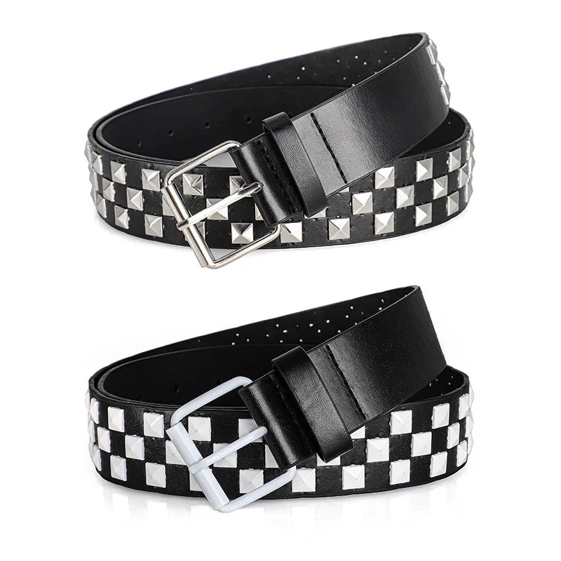 Unisex Rivet Belt Punk Hip Hop Style Fashion Street Belt