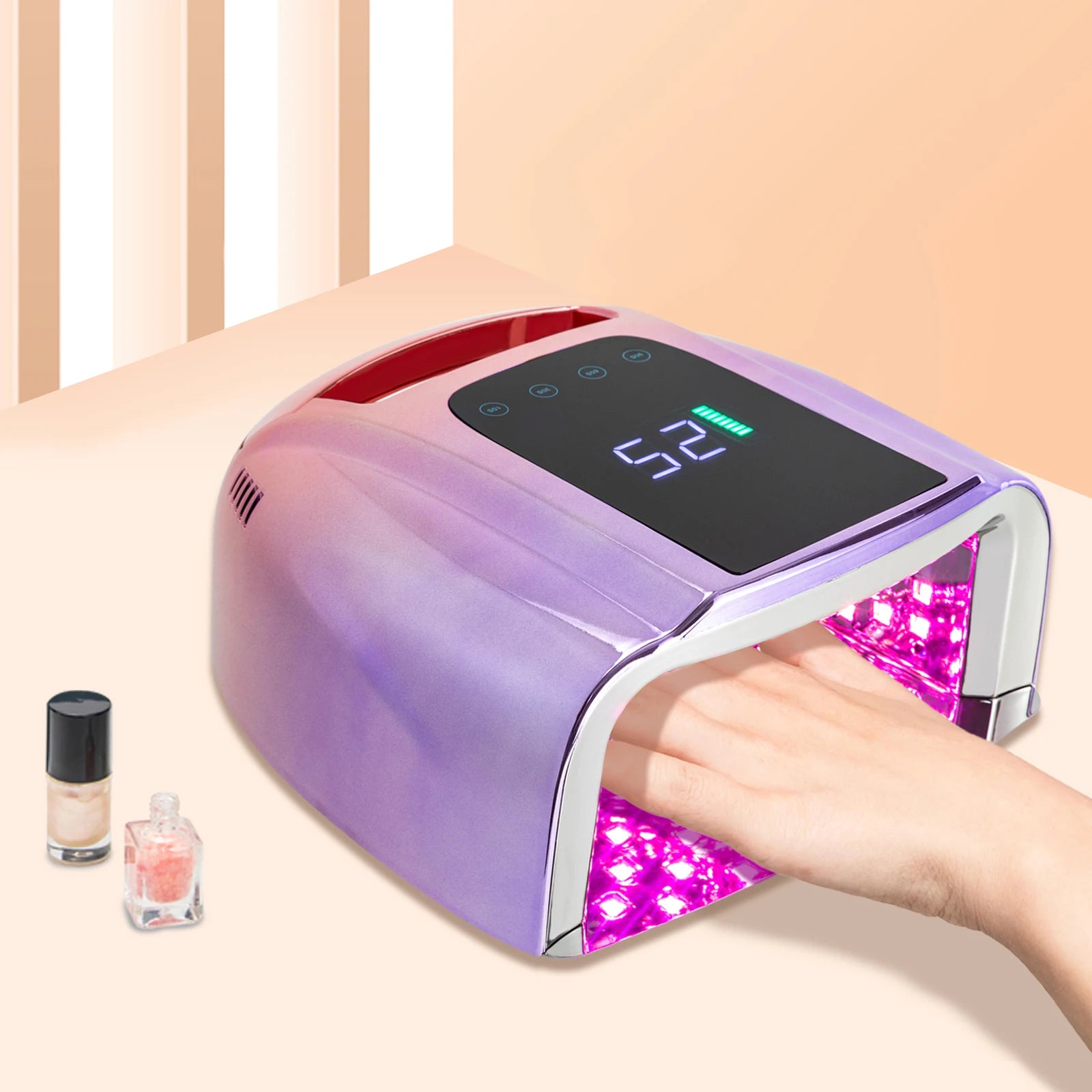 Bymaocar 96W Nail Dryer LED UV Lamp With Removable Steel by S And B Enterprise