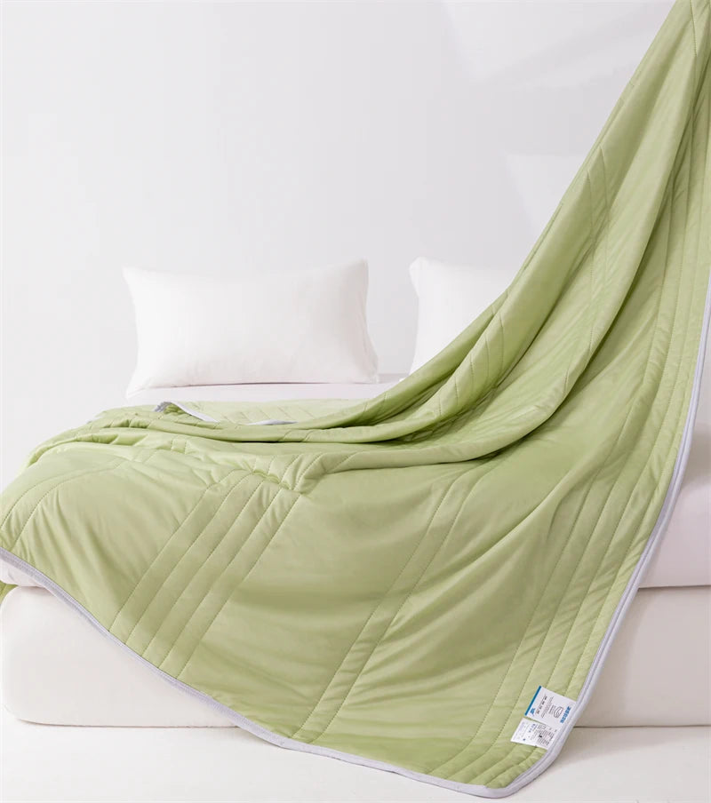 KDV Cooling Summer Blanket Lightweight Polyester Washable Breathable Comforter by S And B Enterprise