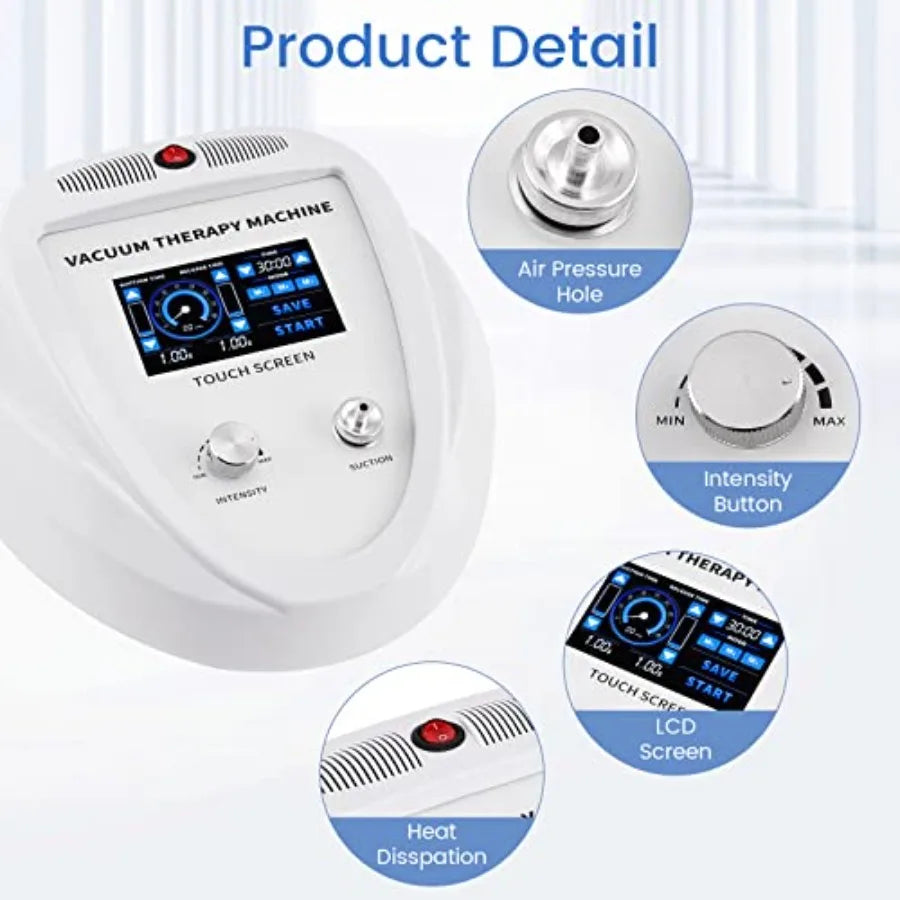 Vacuum Therapy Cupping Machine With Cups And Gua Sha Pumps by S And B Enterprise
