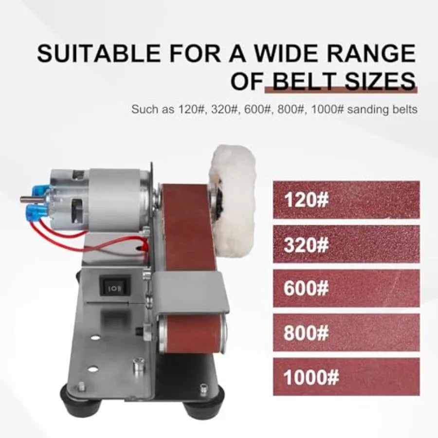 Yao Hui Huang Mini Belt Sander Adjustable Speed For Metalwork
